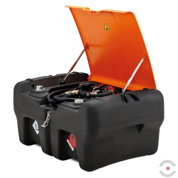 Mobilna stacja paliwa BENZYNA KS MOBILE EASY 330 l, pompa elektryczna, 12 V, 25 l/min, ATEX, automatyczny pistolet