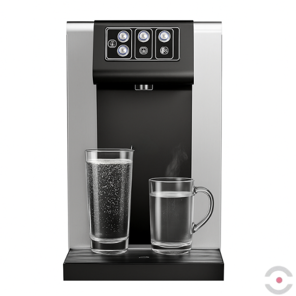 Dystrybutor wody pitnej Zdrojownia BLUSoda Hot 45 Fizz, woda gazowana, gorąca, chłodzona