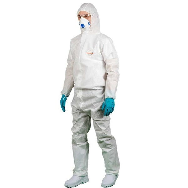 Kombinezon ochronny OxyChem C210 MPFL, mikroporowaty, typ 5,6, rozmiar S, biały