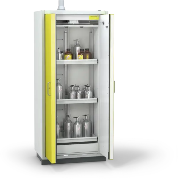 Szafa ognioodporna Topserw PRIME-90 L, 3 półki wysuwane, drzwi CLA żółte, CLASSIC, 90 min