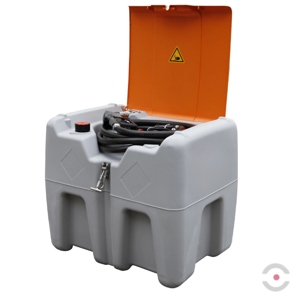 Mobilna stacja paliwa DIESEL, DT-Mobile Easy 210 l, pompa elektryczna CENTRI SP30 12V, 30l/min, automatyczny pistolet, pokrywa