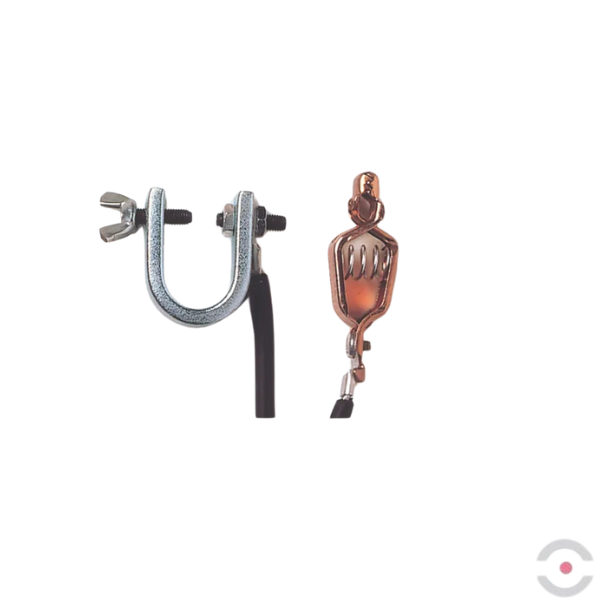 Przewód antyelektrostatyczny, izolowany, długość 1000 mm, zacisk C*zacisk krokodylkowy