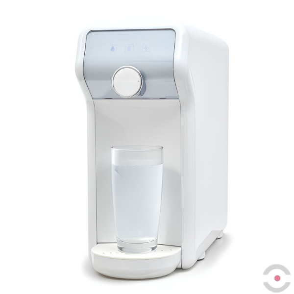 Dystrybutor wody pitnej Zdrojownia COMPACT, stołowy, biały, woda chłodzona
