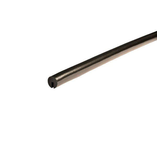 Elastyczny profil ostrzegawczo-ochronny Knuffi, typ B, czarny, 1000 mm