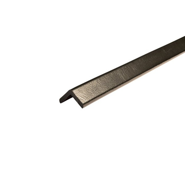 Elastyczny profil ostrzegawczo-ochronny Knuffi, typ H+, czarny, 1000 mm