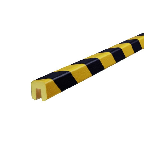 Elastyczny profil ostrzegawczo- ochronny Knuffi , typ G, żółty/czarny, 1000 mm