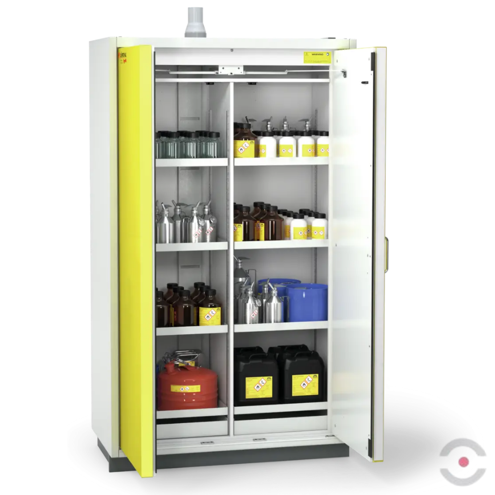 Szafa ognioodporna Topserw SAFE-90 XL, 8 półek, drzwi CLA/O żółte, CLASSIC, 90 min