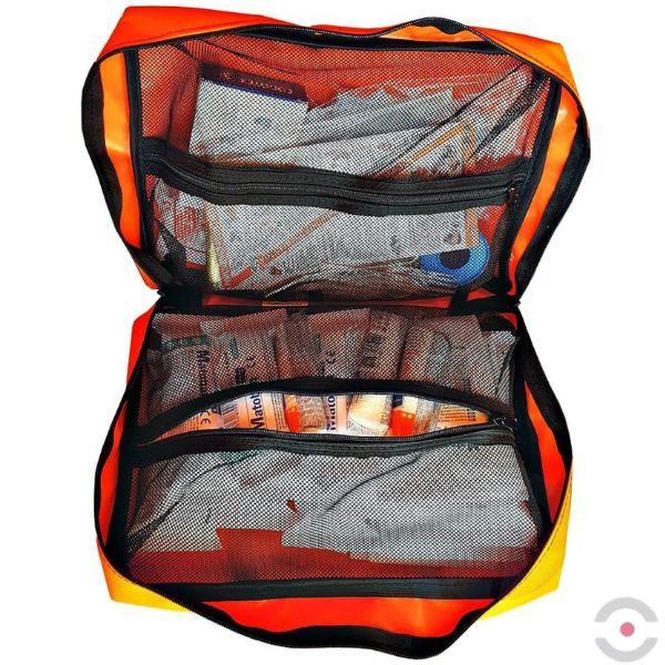 Apteczka przemysłowa Topserw, DIN 13157, 20 osób, torba, kolor pomarańczowy