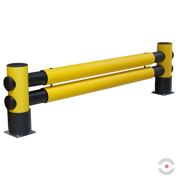 Elastyczna bariera regałowa d-flexx GOLF, 2 belki, S*2500 mm