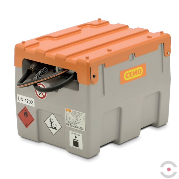 Mobilna stacja paliwa DIESEL, DT-Mobile Easy 200 l, pompa elektryczna 24 V, 40 l/min, automatyczny pistolet, pokrywa