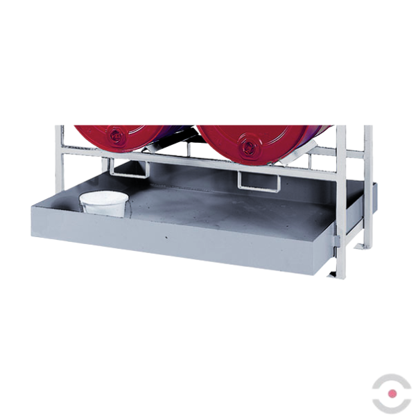 Wanna wychwytowa Topserw, (E2) wysuwana do regału (STR-2/3/G), S*G*W 1290*1200*160 mm, 205 l, galwanizowana