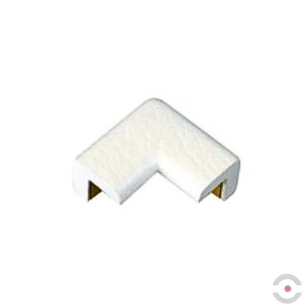 Narożnik ochronny blatu Knuffi, typ E2D, 2 wymiarowy, biały