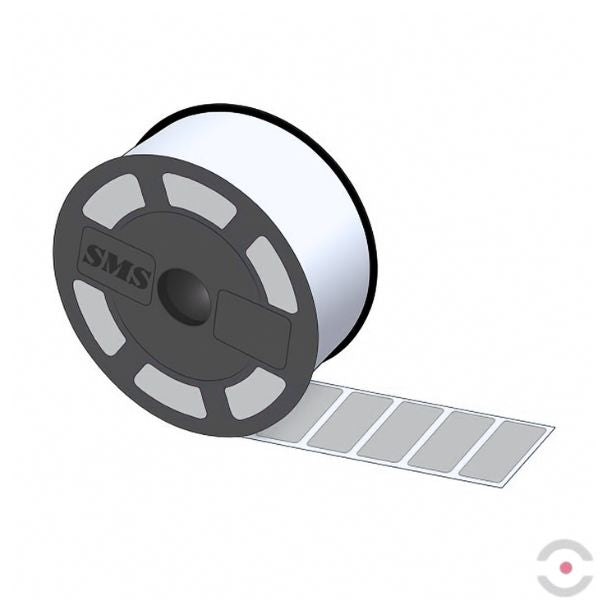 Etykiety ogólnego zastosowania (taśma/rolka), 40*20 mm, 1328 szt., szare