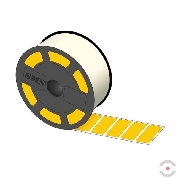 Etykiety ogólnego zastosowania (taśma/rolka), 40x20 mm, 1328 szt., żółte