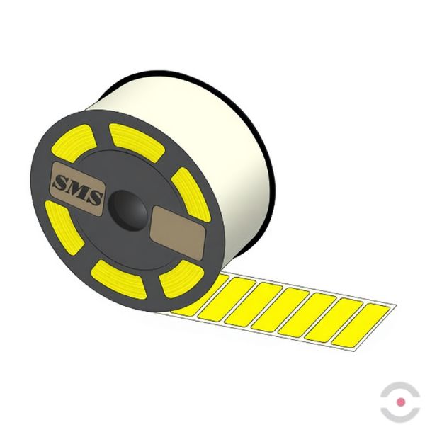 Etykiety ogólnego zastosowania (taśma/rolka), 45*15 mm, 1718 szt., żółte