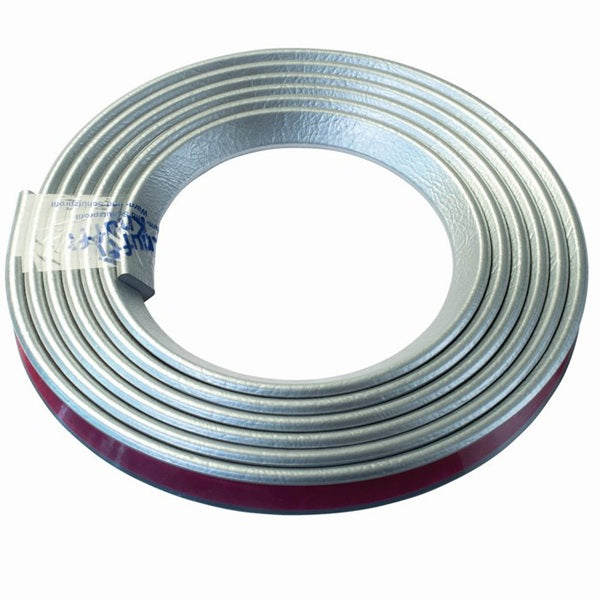 Elastyczny profil ostrzegawczo-ochronny Knuffi, typ E, srebrny, 1000 mm