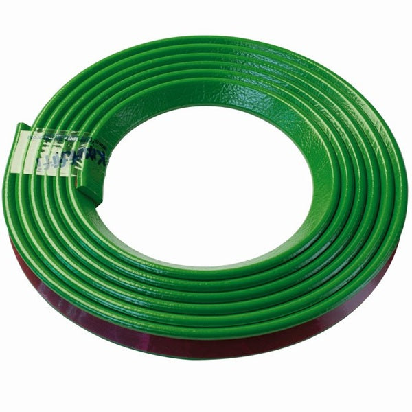 Elastyczny profil ostrzegawczo-ochronny Knuffi, typ E, zielony, 1000 mm