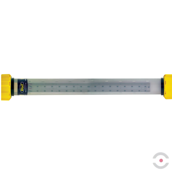 Oprawa awaryjna Ex ATEX Topserw WOLF LX-400EL, zasilanie 24 V, kabel 10 m, wtyk, 180°, Zone ‘1’, ‘21’