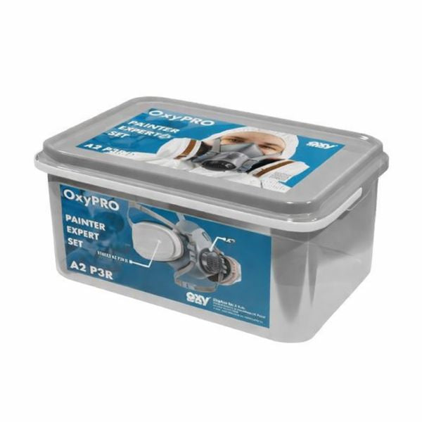 Zestaw ochronny OxyPro Painter Expert (półmaska S+filtropochłaniacz), wiaderko