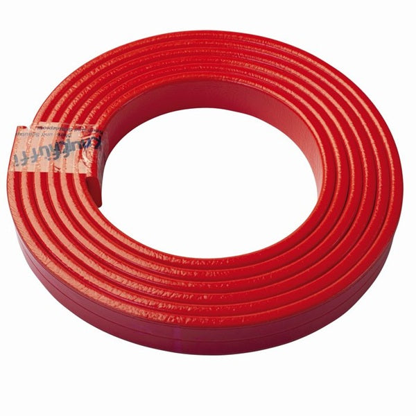 Elastyczny profil ostrzegawczo-ochronny Knuffi, typ F, czerwony, 1000 mm