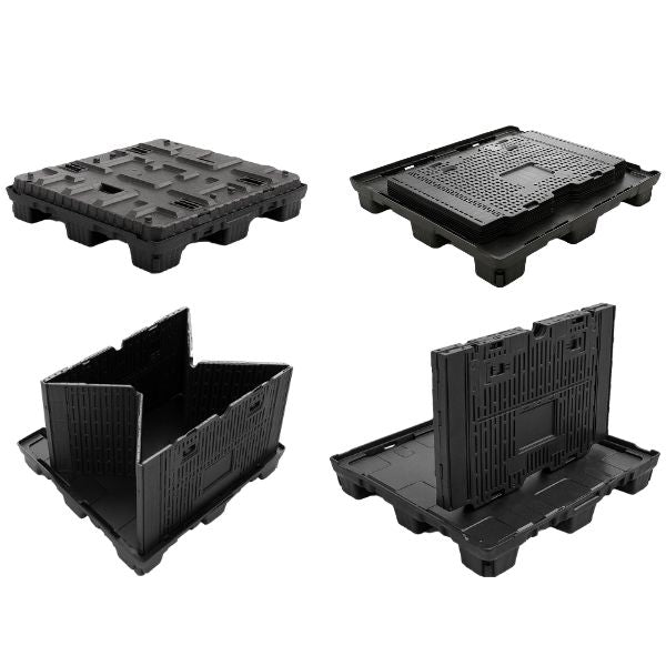 Pojemnik PG2 do transportu (ADR), składowania baterii i akumulatorów Topserw, 240 l, polietylen