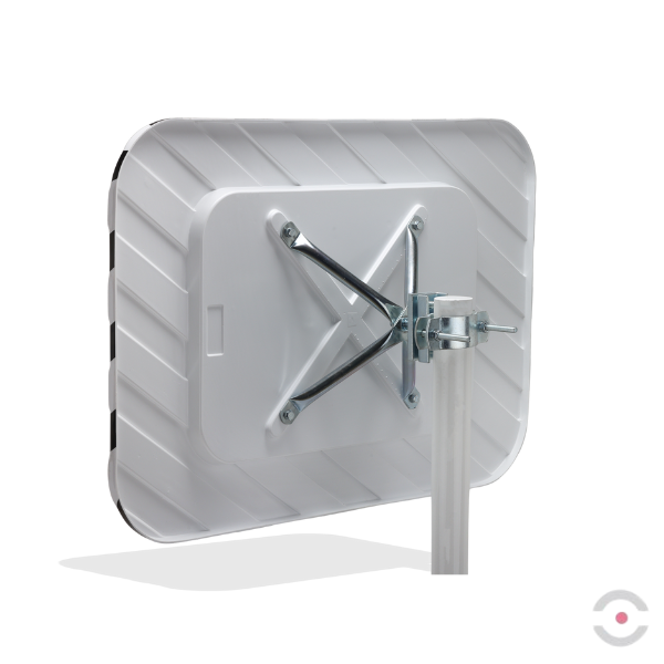 Lustro drogowe Dancop, Lyon, 40*60 cm, poliwęglan, biało-czarne