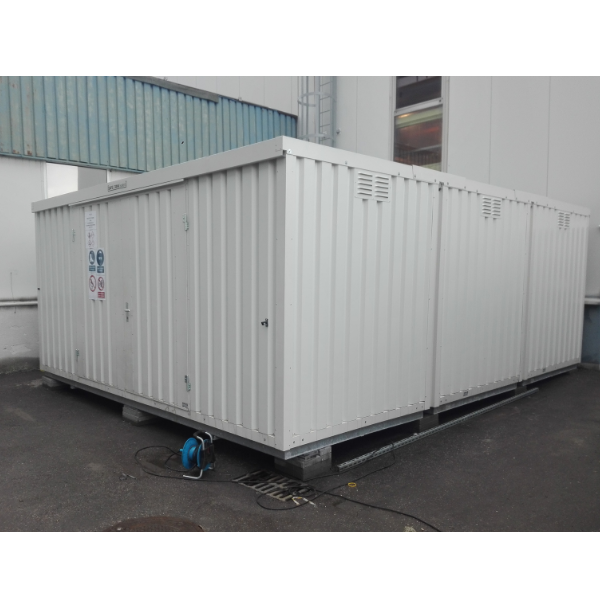 Magazyn chemiczny izolowany Topserw, SLT 5*6, S*G*W 5075*6560*2605 mm, galwanizowany, trzymodułowy