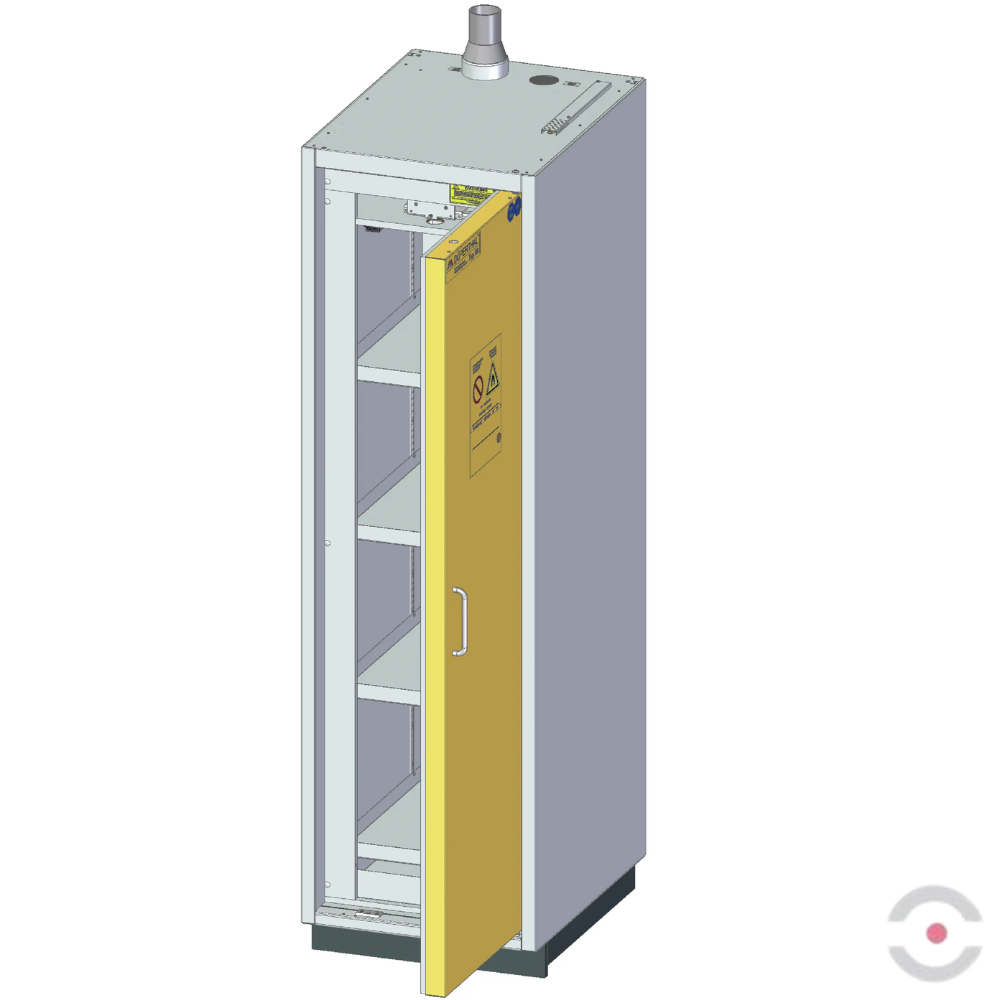 Szafa ognioodporna Topserw SAFE-90 ML, 4 półki, drzwi CLA żółte, CLASSIC, 90 min