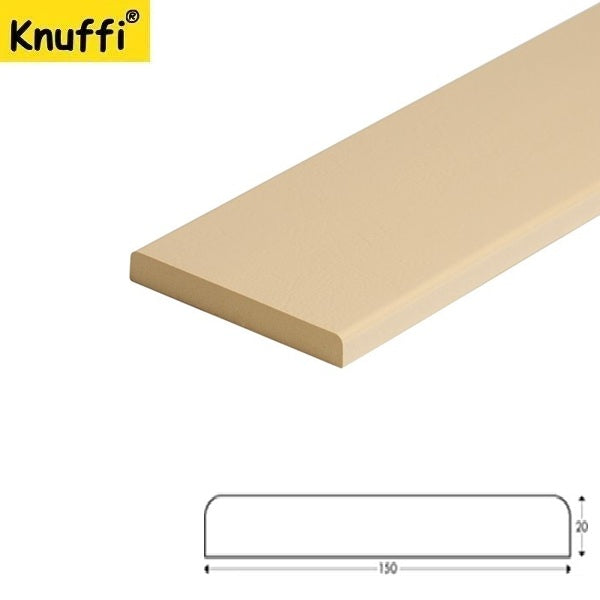 Elastyczny profil ostrzegawczo-ochronny Knuffi, typ GIANT, beżowy, 1000 mm