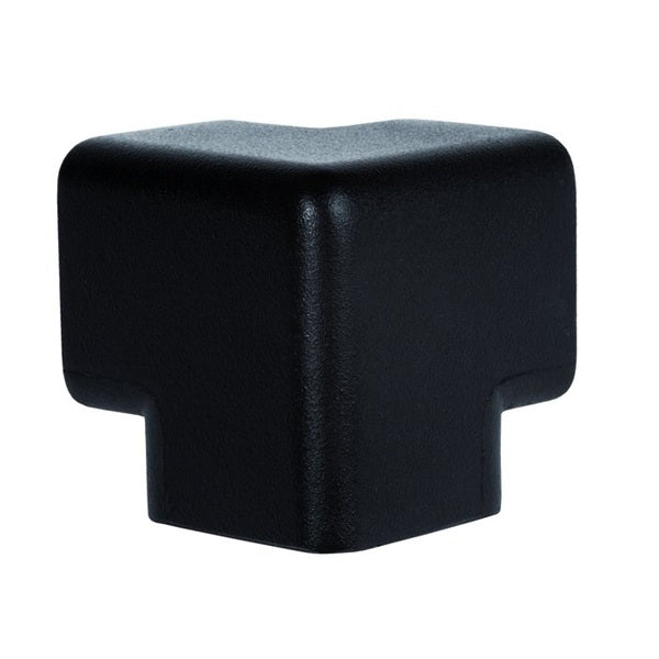 Narożnik ochronny blatu Knuffi, typ H3D, 3 wymiarowy, czarny