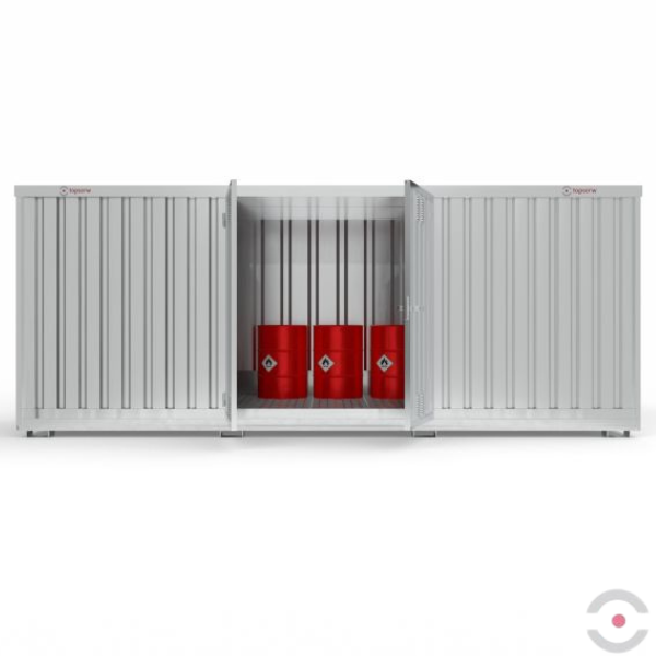Magazyn chemiczny izolowany Topserw SLT 6*2, S*G*W 6075*2075*2375 mm, galwanizowany, jednomodułowy