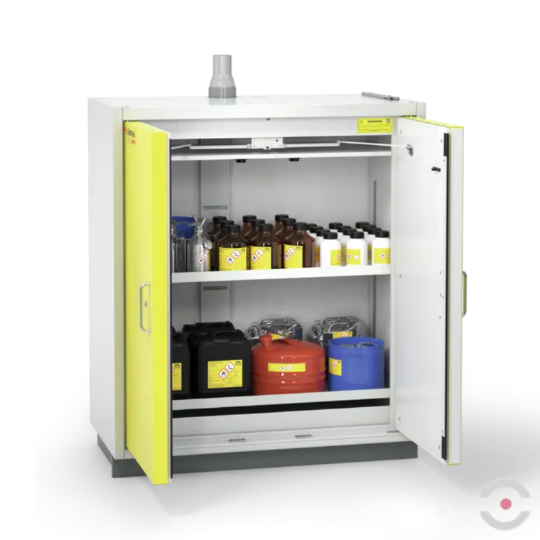 Szafa ognioodporna Topserw SAFE-90 XS, 2 półki, drzwi CLA żółte, CLASSIC, 90 min