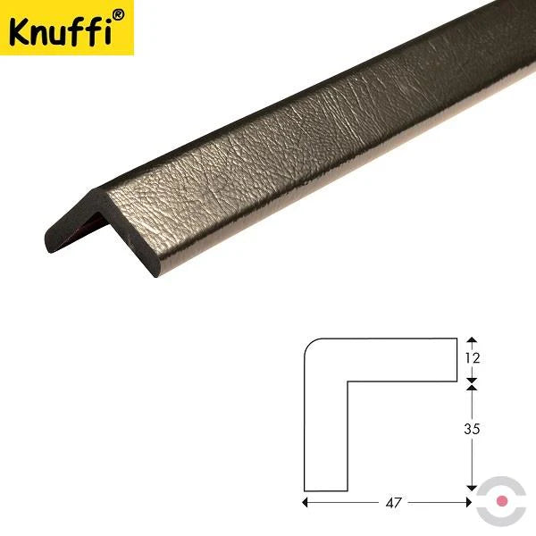 Elastyczny profil ostrzegawczo-ochronny Knuffi, typ H, czarny, 50 m