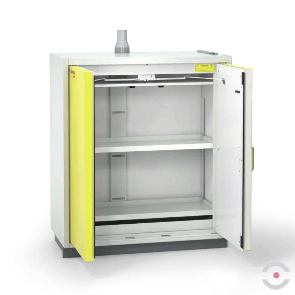Szafa ognioodporna Topserw SAFE-90 XS, 2 półki, drzwi CLA/O żółte, CLASSIC, 90 min