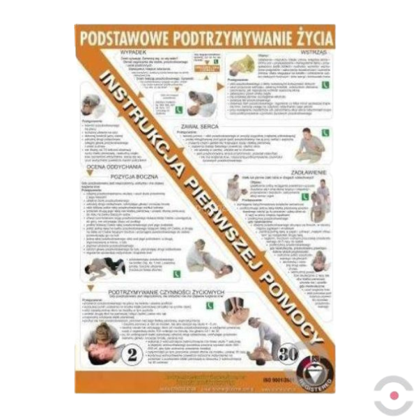 Instrukcja udzielania pierwszej pomocy - podstawowe podtrzymywanie życia