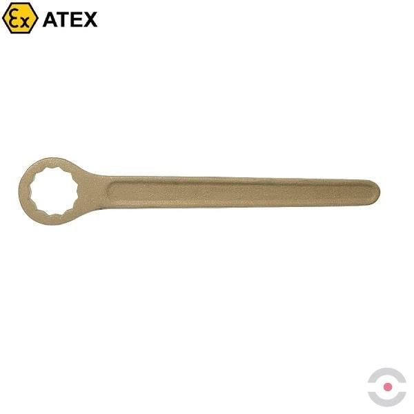 Klucz oczkowy jednostronny płaski 75 mm, DIN 3111