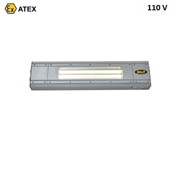 Lampa sufitowa/naścienna  Ex ATEX Topserw WOLF LMX2S-L-50, zasilanie 110 V, DLO, Zone 1, 21