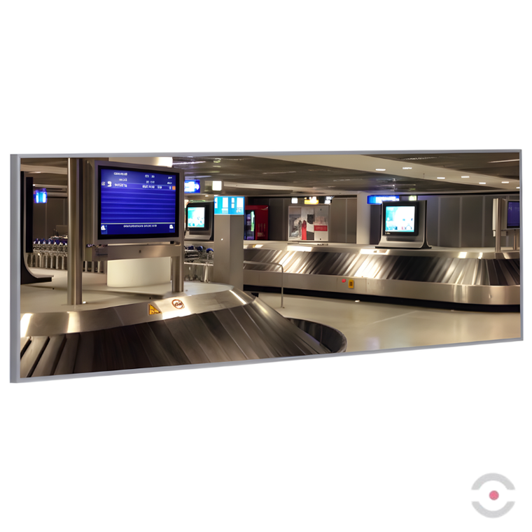 Lustro płaskie Dancop, Etna, akryl, 30*100 cm