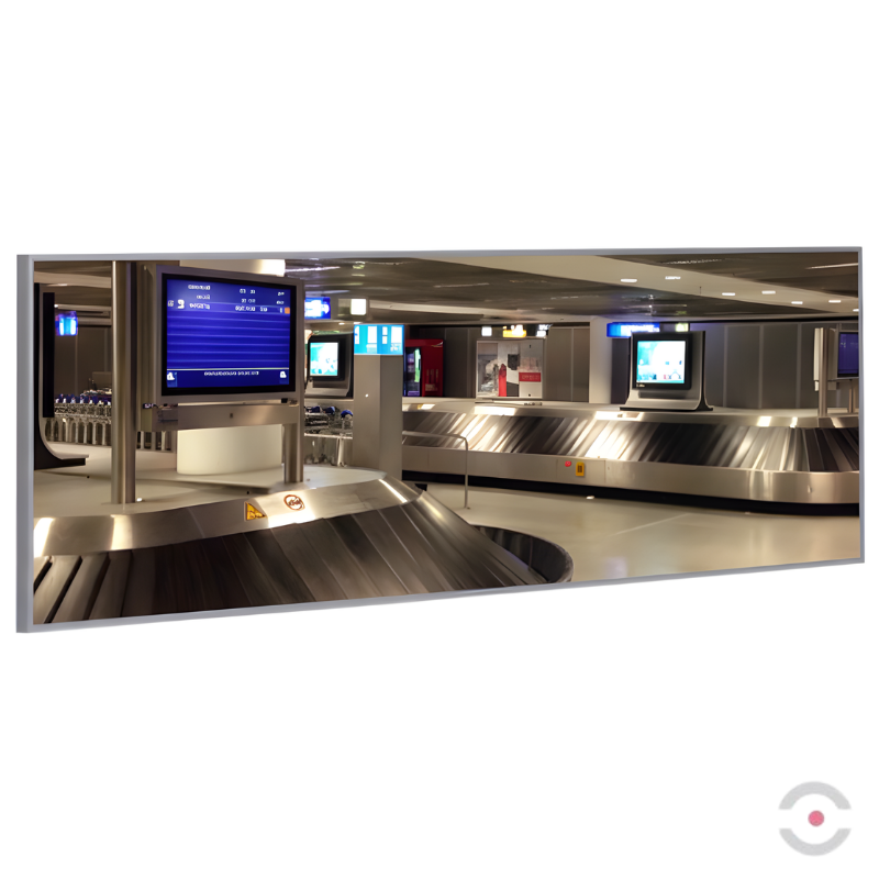 Lustro płaskie Dancop, Etna, akryl, 30*100 cm