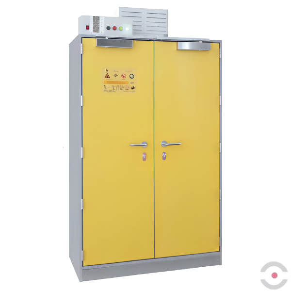 Szafa ognioodporna Topserw BATT-90 XL, składowanie baterii, 4 półki, SAFE PRO, 90 min