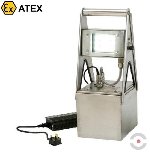 Lampa robocza Ex ATEX Topserw WOLF WL-85, akumulatorowa, 33 Ah, 18*LED, Zone ‘1’, ‘21’