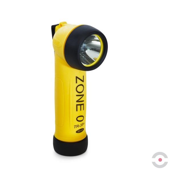 Latarka Ex ATEX Topserw WOLF TR-35+ bateryjna, kątowa, 1*LED, Zone ‘0’, ‘21’