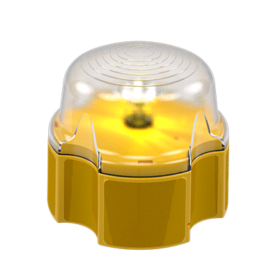 Akumulatorowa lampa ostrzegawcza