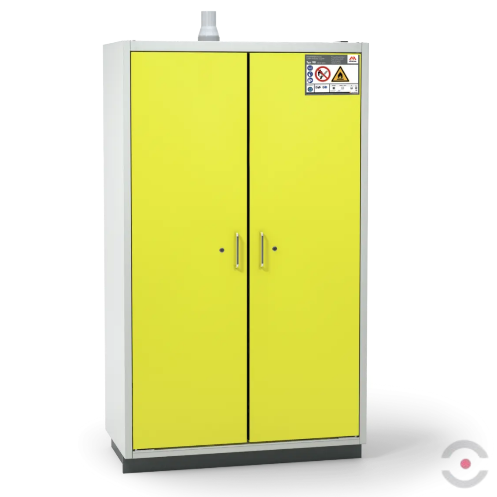 Szafa ognioodporna Topserw PRIME-90 XL, 6 półek wysuwanych, drzwi CLA żółte, CLASSIC, 90 min