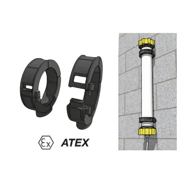 Uchwyt montażowy plastikowy do mocowania lamp LX-400, 2 szt