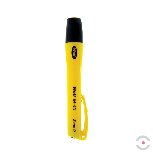 Latarka Ex ATEX Topserw WOLF M-40 bateryjna, kontrolna, 3*LED, Zone ‘0’, ‘21’