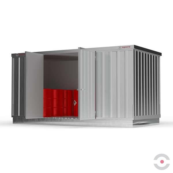 Magazyn chemiczny izolowany Topserw SLT 4*2, S*G*W 4075*2075*2385 mm, galwanizowany, jednomodułowy