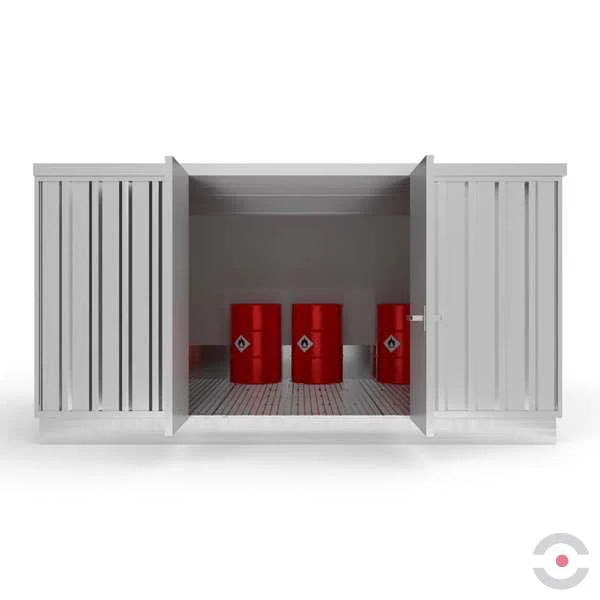 Magazyn chemiczny izolowany Topserw SLT 4*3, S*G*W 4075*2875*2400 mm, galwanizowany