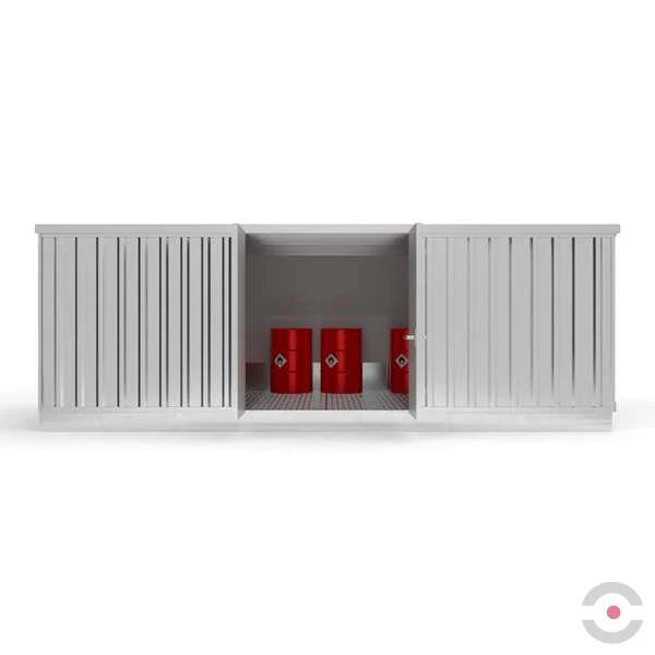 Magazyn chemiczny izolowany Topserw, SLT 6*3, S*G*W 6075*2875*2385 mm, galwanizowany, jednomodułowy