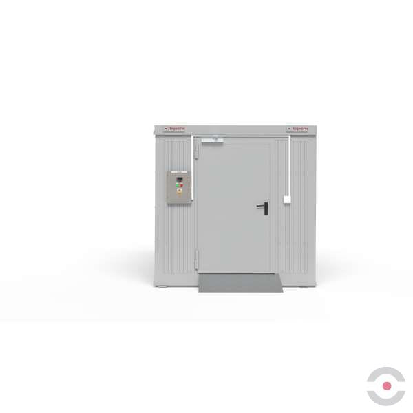 Magazyn ognioodporny Topserw, 4-PR, REI120, S*G*W 4000*2950*2440 mm, 1*1400 l, drzwi dwuskrzydłowe DF